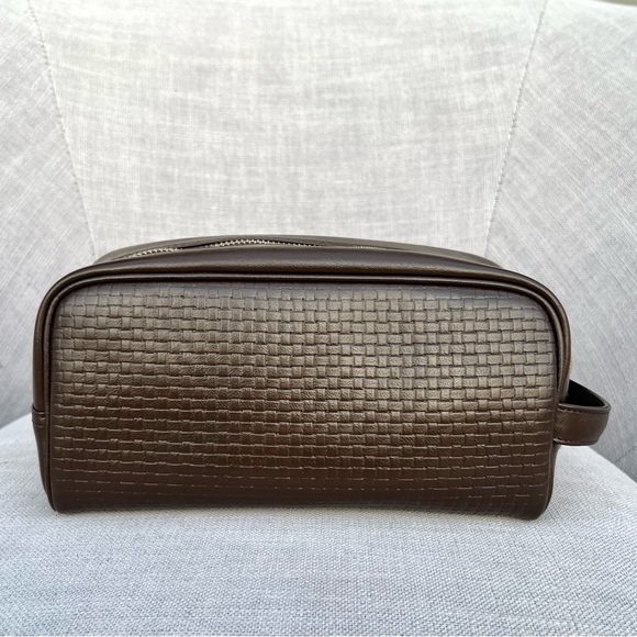 Gianni Versace Unisex Cosmetic Case Toiletry Bag Brown - Picture 3 of 8